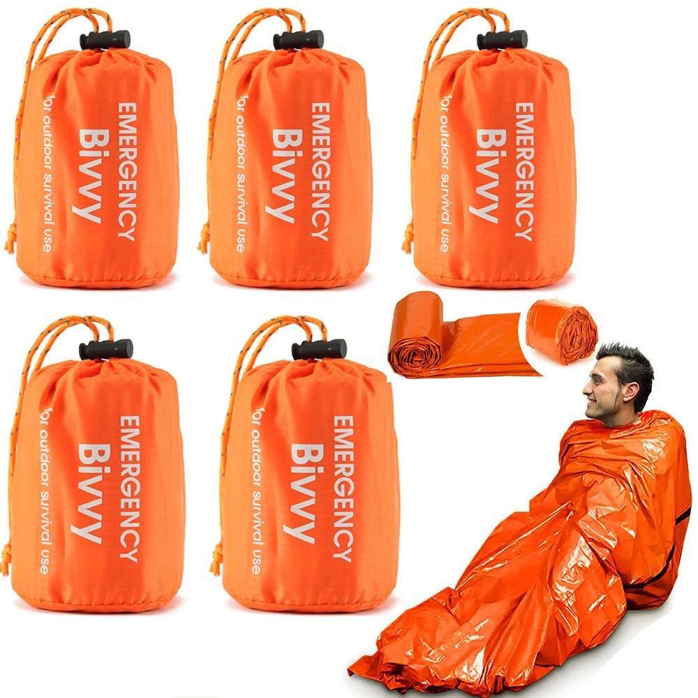 Bivy Bag Emergency - 1-5 عبوات من أكياس النوم في