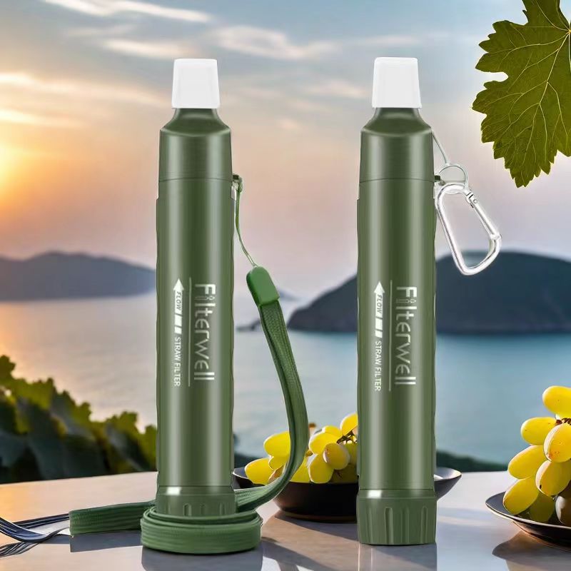 Water Purification Straw - Filterwell الشخصية التخييم منقي مياه تصفية