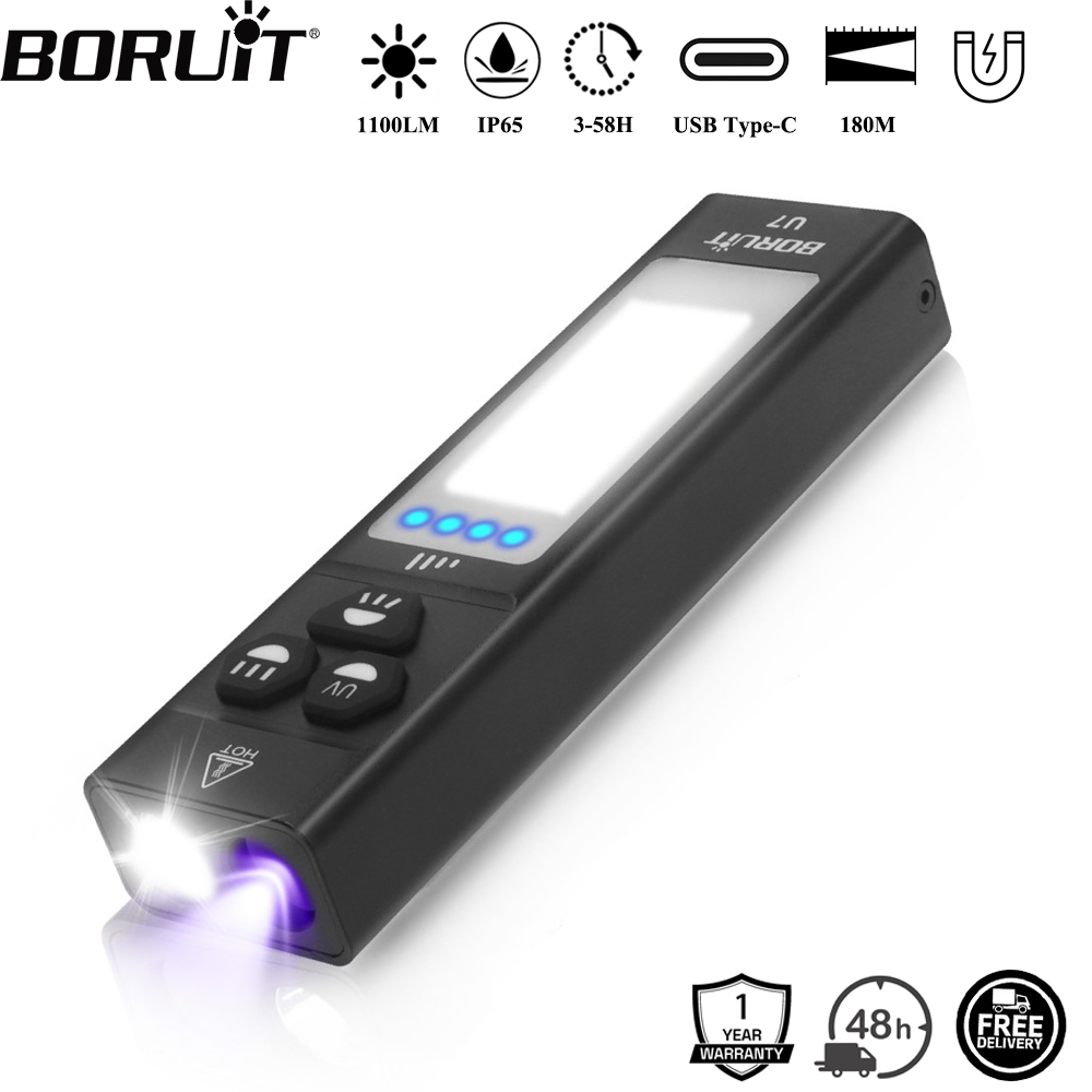 Fishing Kit Compact - BORUiT U7 UV LED EDC مصباح