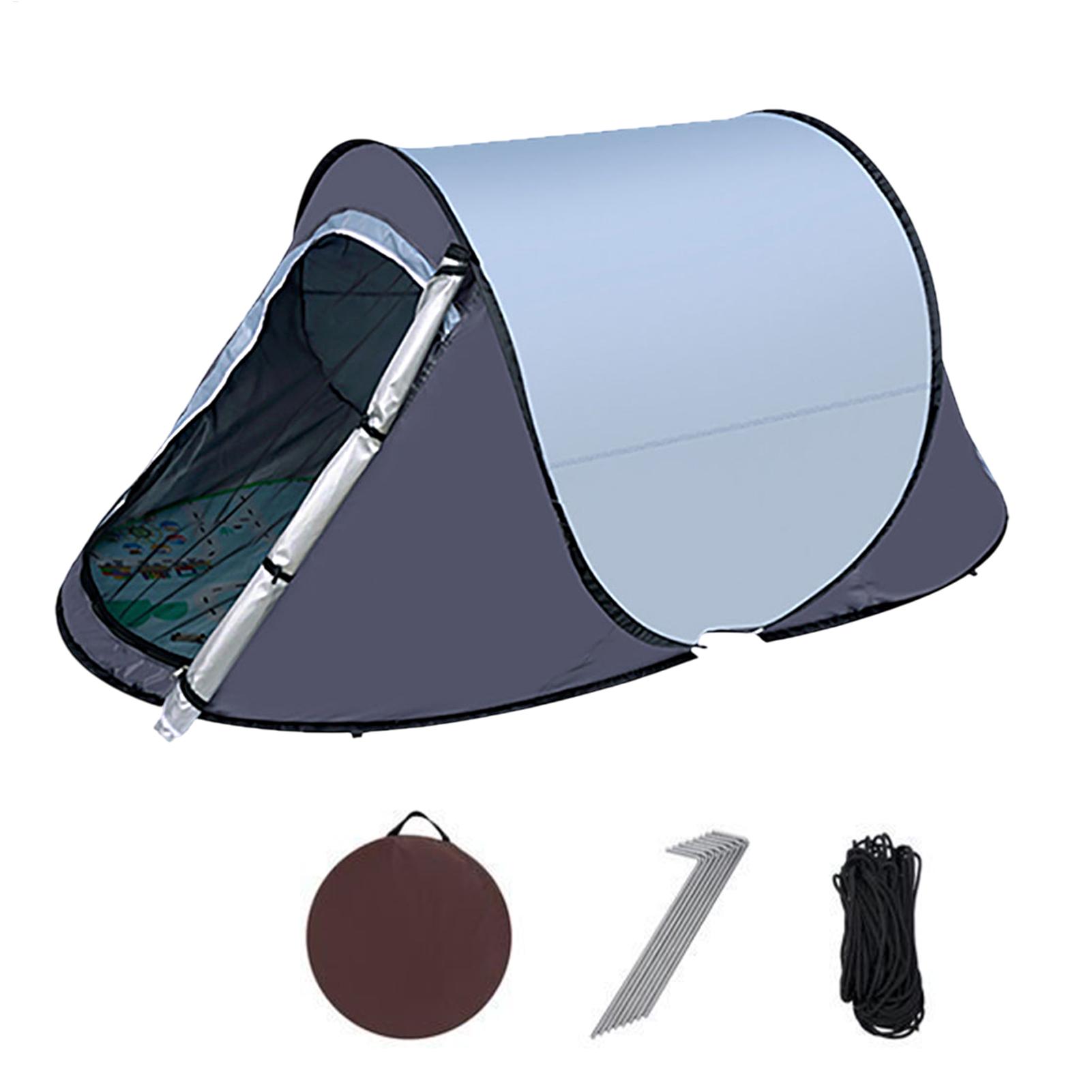 Emergency Mylar Tent - خيمة تخييم مفتوحة أوتوماتيكية رمي يدويا