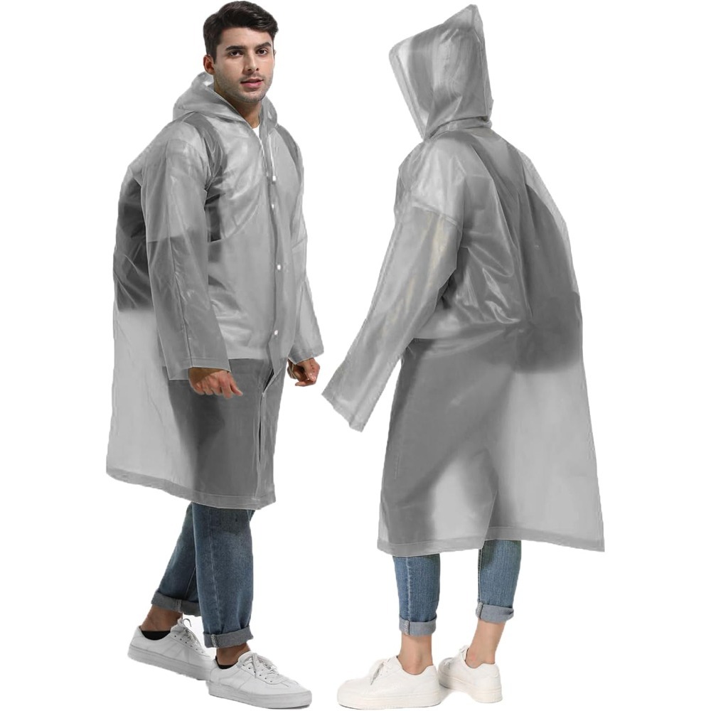 Emergency Poncho Rain - معطف واق من المطر مقاوم للماء