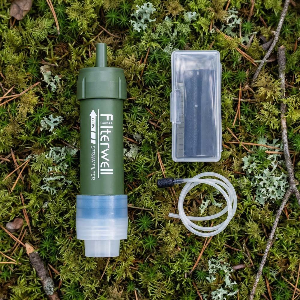 Water Purification Straw - فلتر مياه صغير محمول على شكل