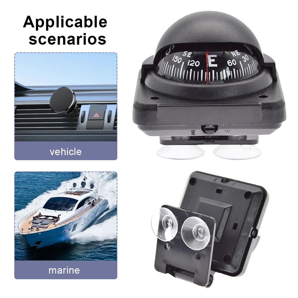 Compass Lensatic - بوصلة مغناطيسية متعددة الوظائف للسيارات والقوارب