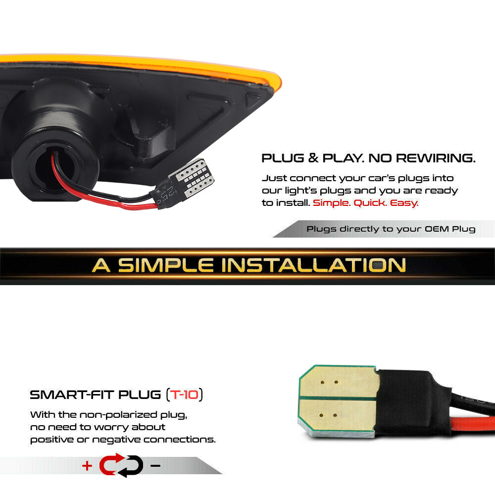 2 قطعة سيارة LED الجانب الأمام - مراجعة Signal Flare Kit وسعره
