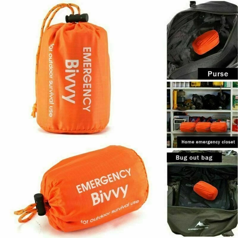 1-5 عبوات من أكياس النوم في حا - مراجعة Bivy Bag Emergency وسعره