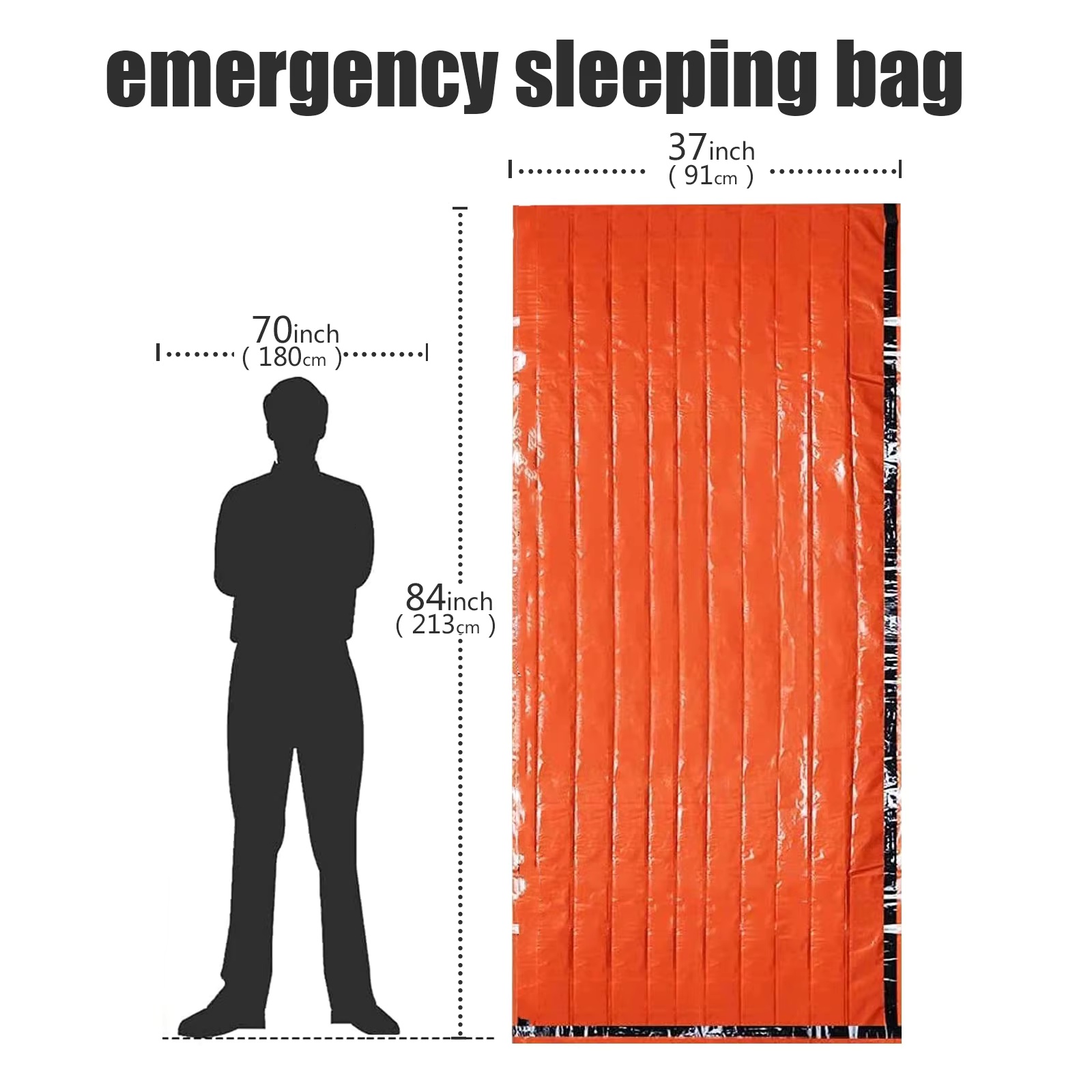 1-5 عبوات من أكياس النوم في حا - مراجعة Bivy Bag Emergency وسعره