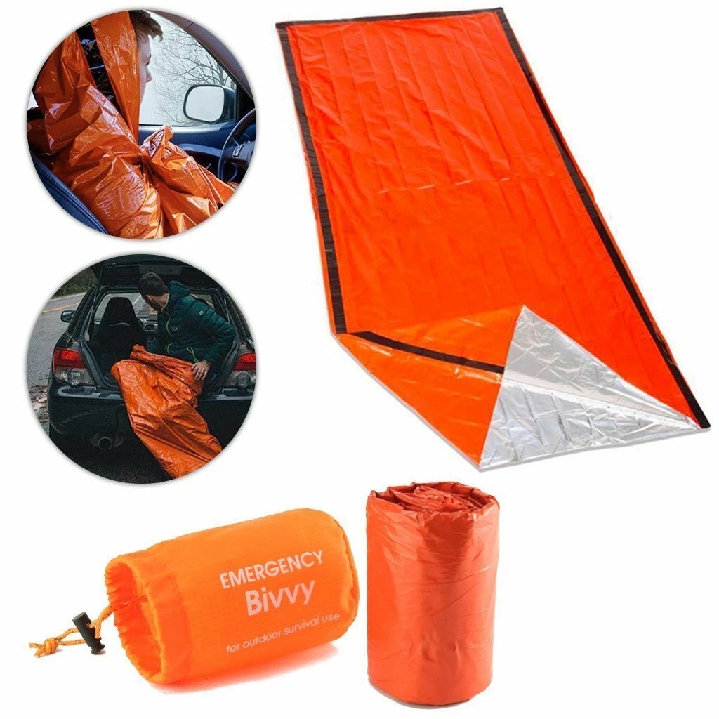 1-5 عبوات من أكياس النوم في حا - مراجعة Bivy Bag Emergency وسعره