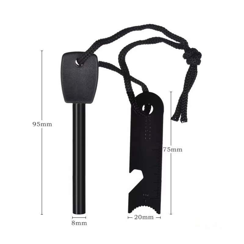 مشغل نار من الصوان للبقاء في ا - مراجعة Magnesium Fire Starter وسعره