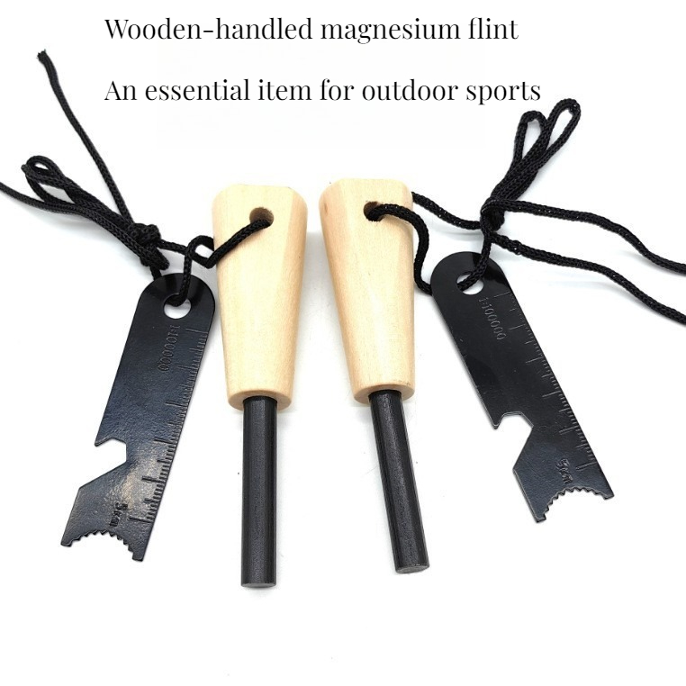 مشغل نار من الصوان للبقاء في ا - مراجعة Magnesium Fire Starter وسعره