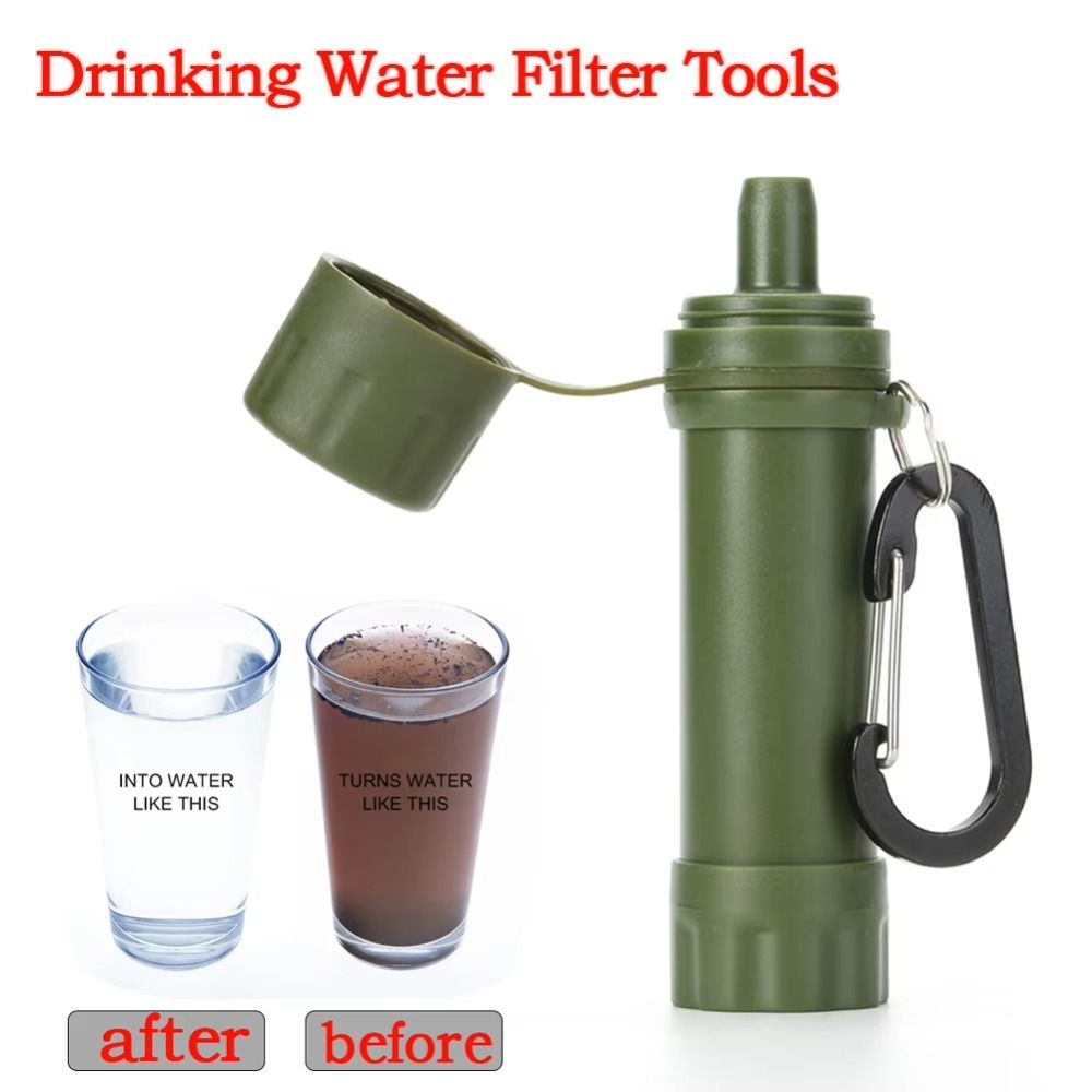 فلتر مياه صغير صغير من القش لت - مراجعة Water Purification Straw وسعره
