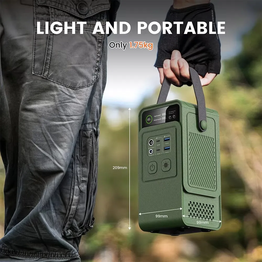 60000mAh 200W 192Wh محطة طاقة  - مراجعة Solar Emergency Charger وسعره