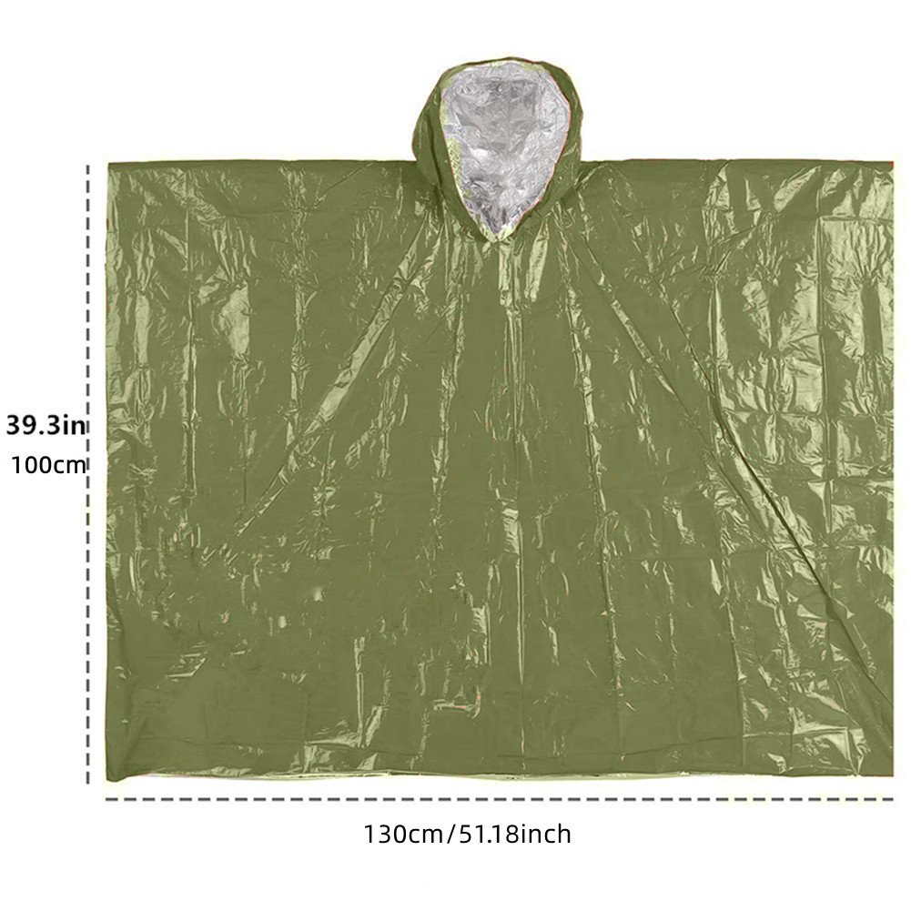 معطف مطر حراري للبقاء على قيد  - مراجعة Survival Blanket Reflective وسعره