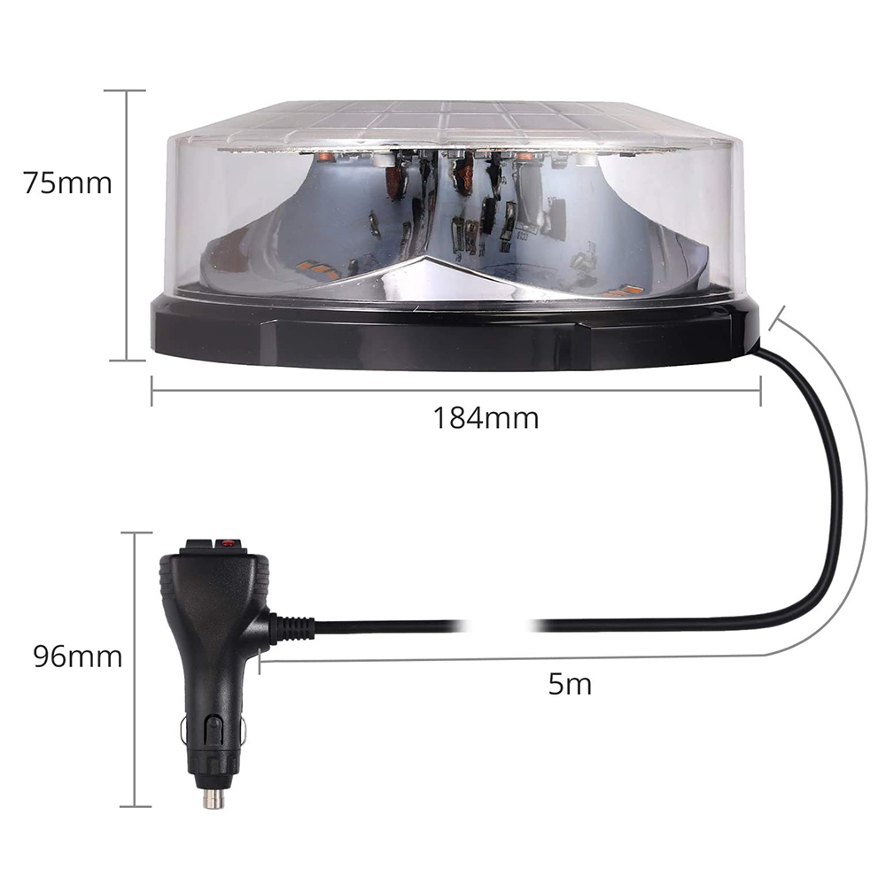 مصباح طوارئ وامض أصفر بـ 24 مص - مراجعة Sos Light Strobe وسعره