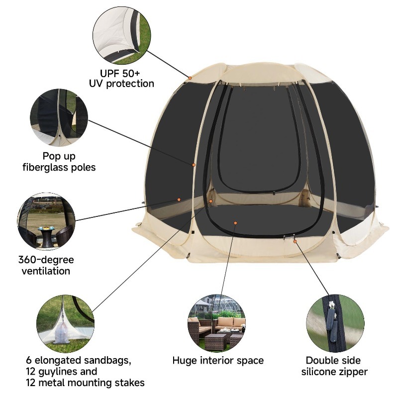 خيمة حفلات سداسية الجوانب مع ش - مراجعة Emergency Mylar Tent وسعره
