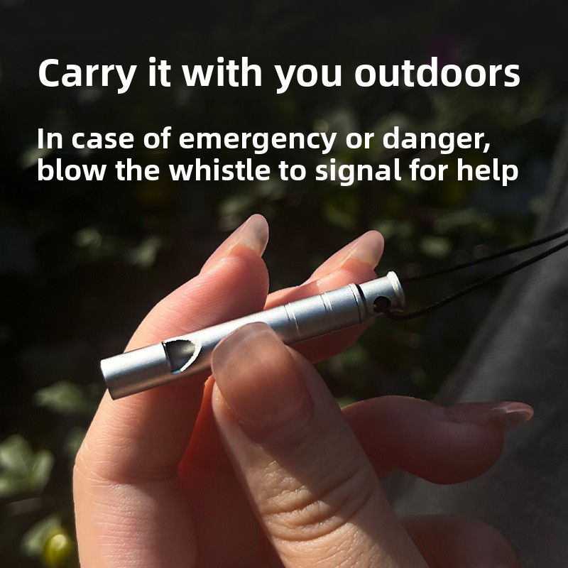 صفارة نجاة من سبائك التيتانيوم - مراجعة Emergency Whistle Loud وسعره