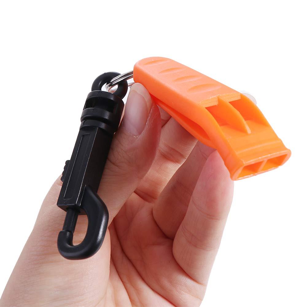 صفارة إنقاذ بلاستيكية مزدوجة ا - مراجعة Emergency Whistle Loud وسعره