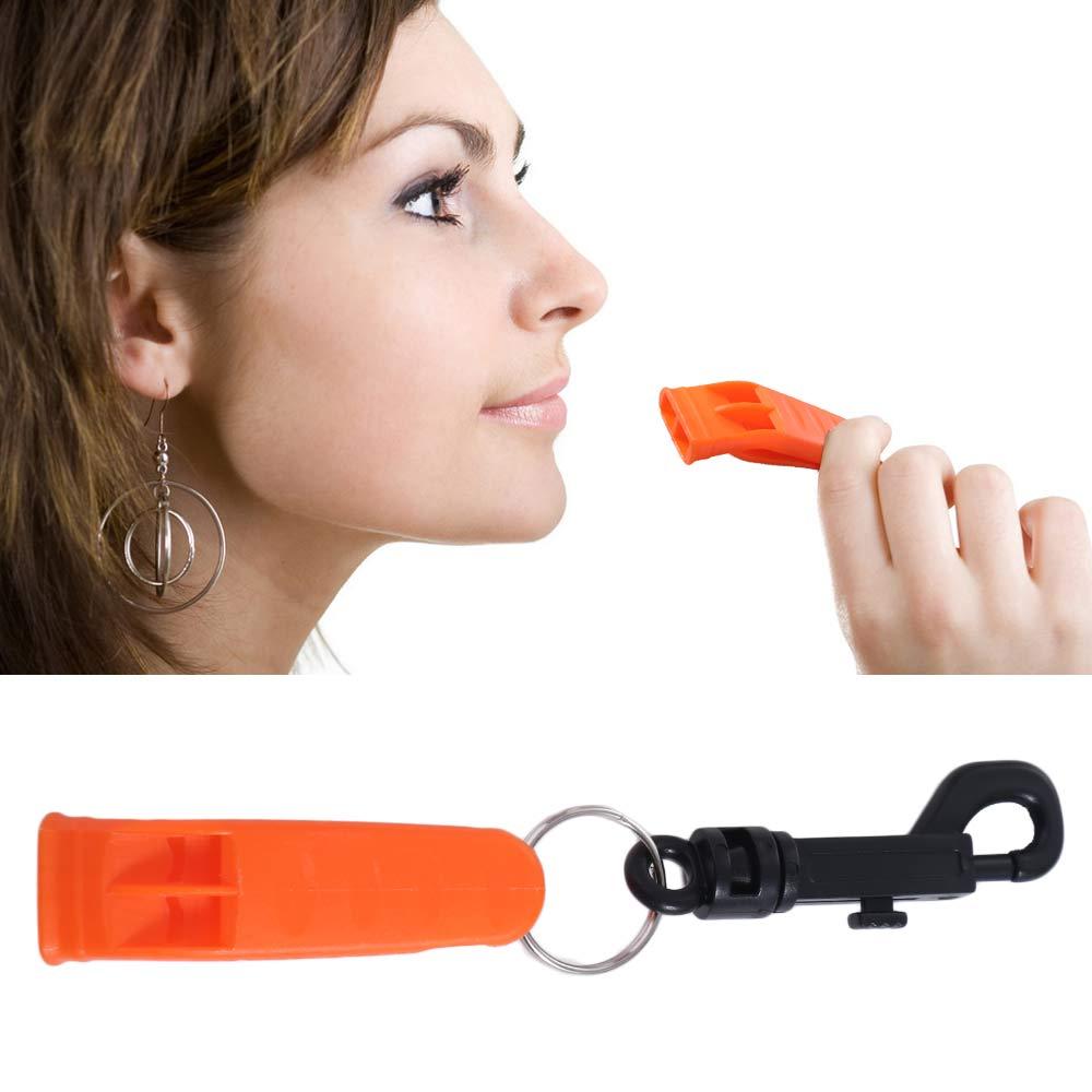 صفارة إنقاذ بلاستيكية مزدوجة ا - مراجعة Emergency Whistle Loud وسعره