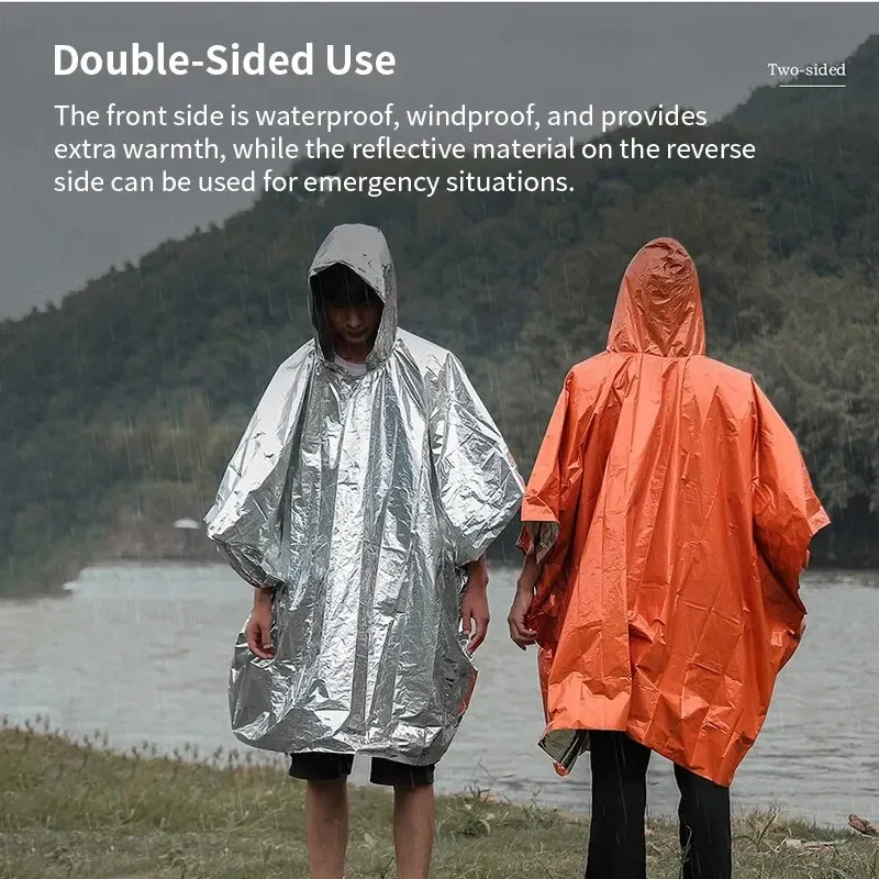 معطف واق من المطر للطوارئ مغطى - مراجعة Emergency Poncho Rain وسعره