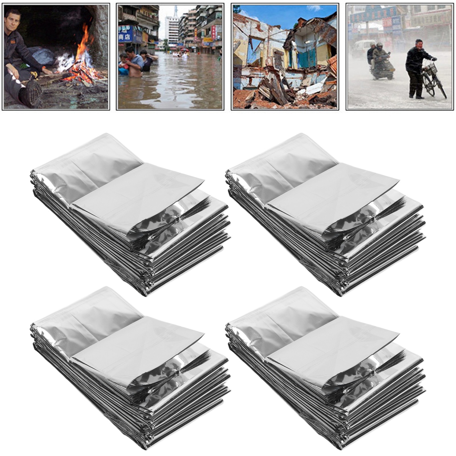 بطانية نجاة محمولة للطوارئ، عا - مراجعة Survival Blanket Reflective وسعره