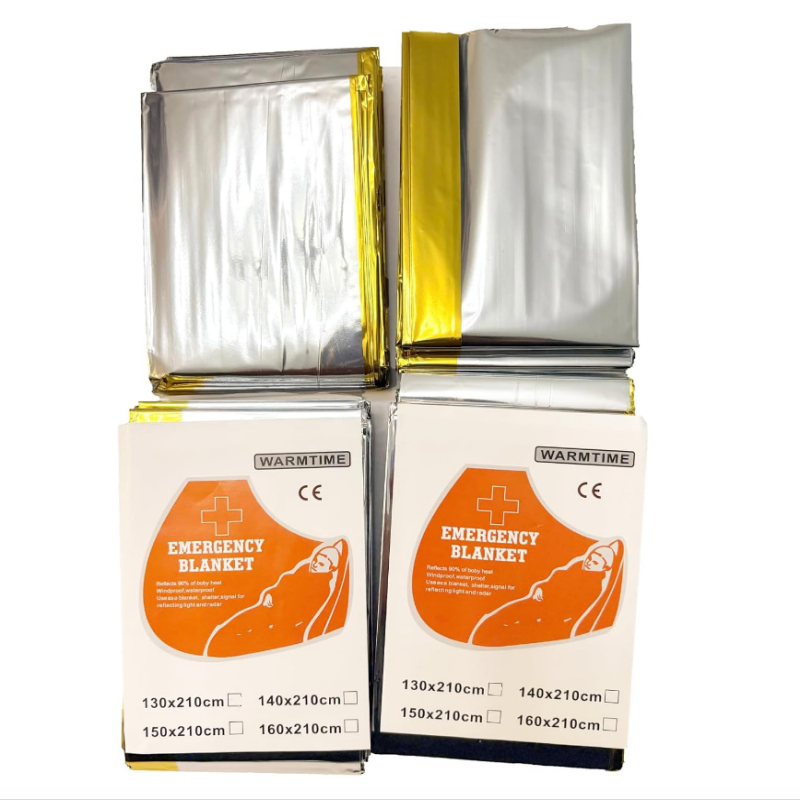 4 بطانيات حرارية ذهبية وفضية م - مراجعة Emergency Mylar Tent وسعره