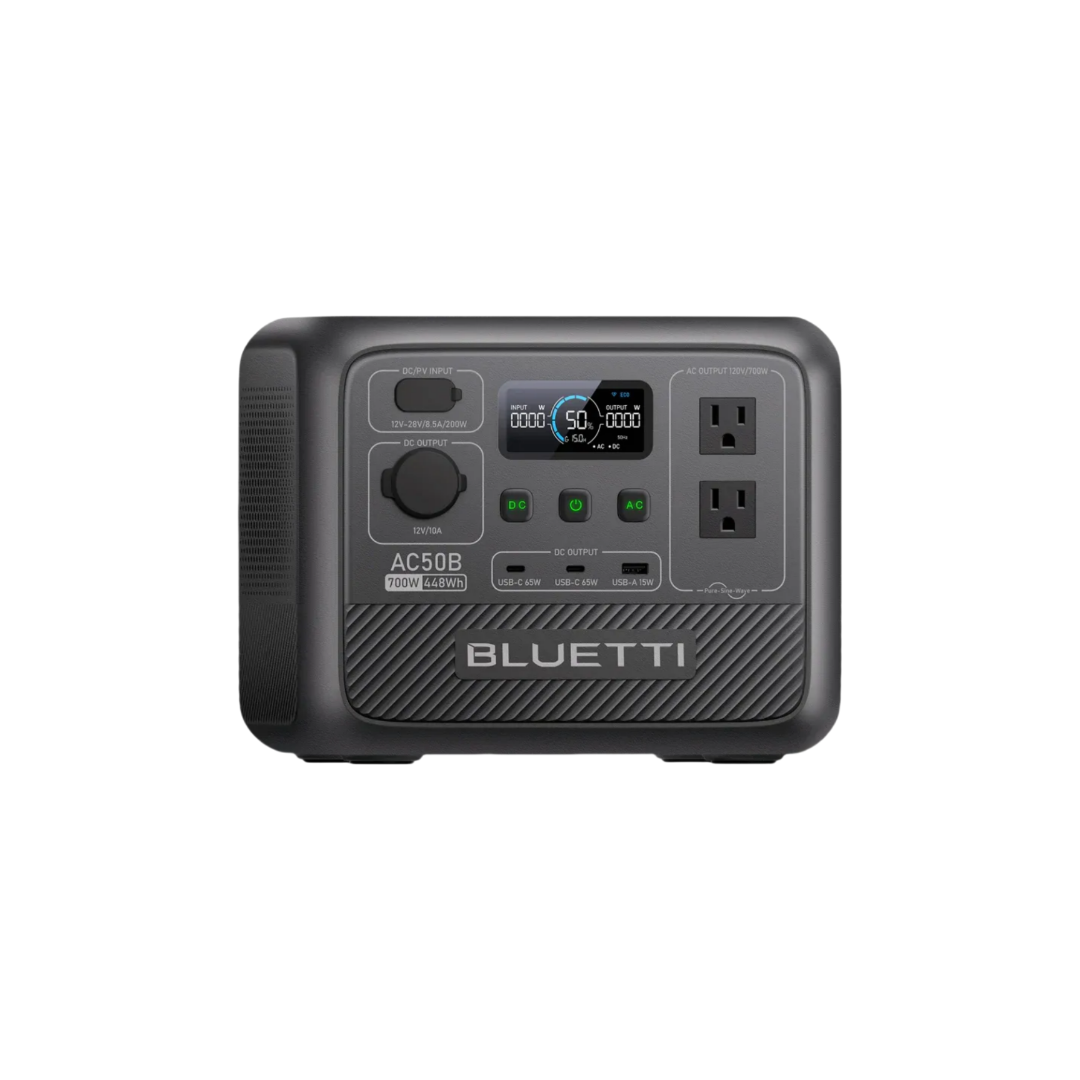 محطة طاقة محمولة BLUETTI AC50B - مراجعة Solar Emergency Charger وسعره