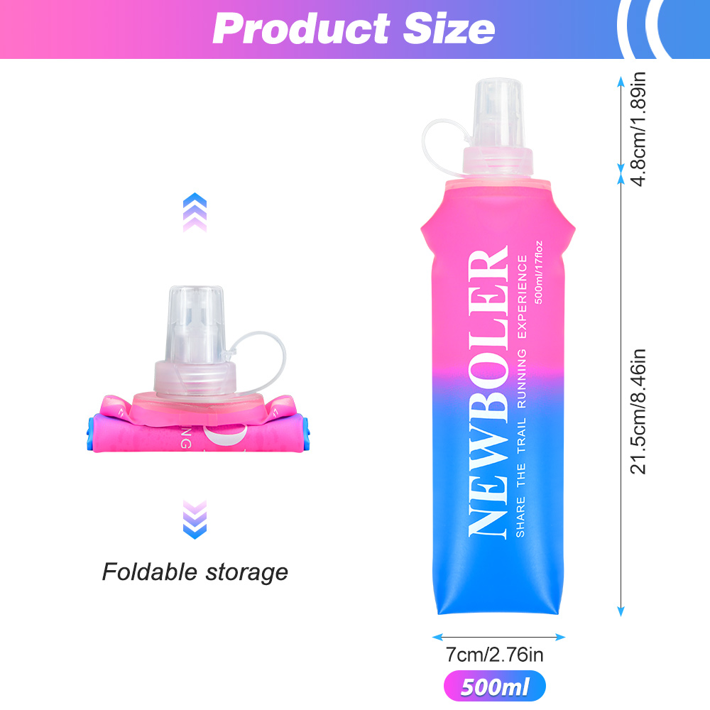 NEWBOLER زجاجة ماء قابلة للطي  - مراجعة Water Bag Collapsible وسعره