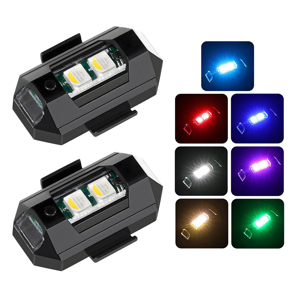 2 قطعة أضواء LED صغيرة ستروب د - مراجعة Sos Light Strobe وسعره