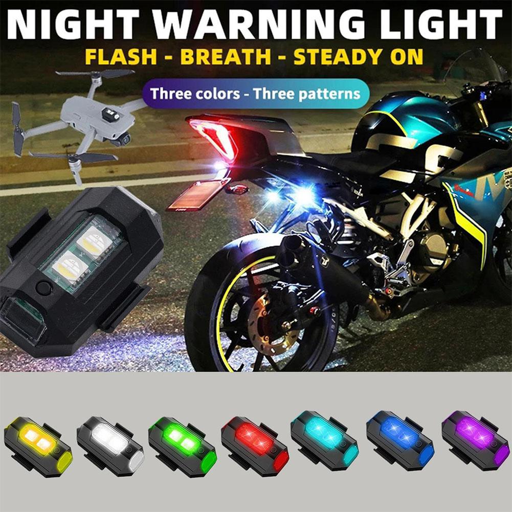 2 قطعة أضواء LED صغيرة ستروب د - مراجعة Sos Light Strobe وسعره