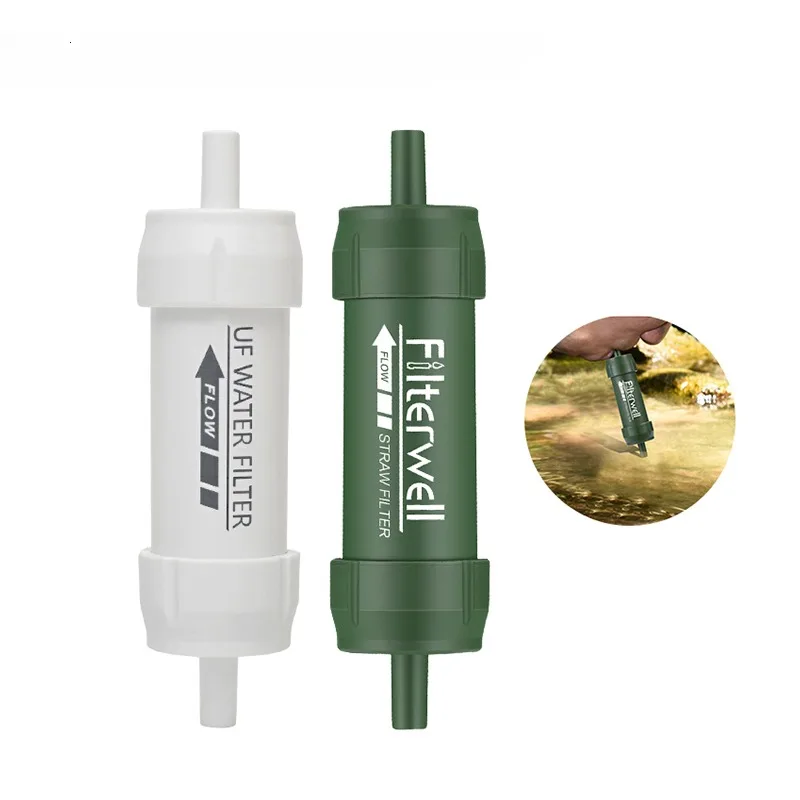 1 قطعة في الهواء الطلق تصفية ا - مراجعة Water Purification Straw وسعره