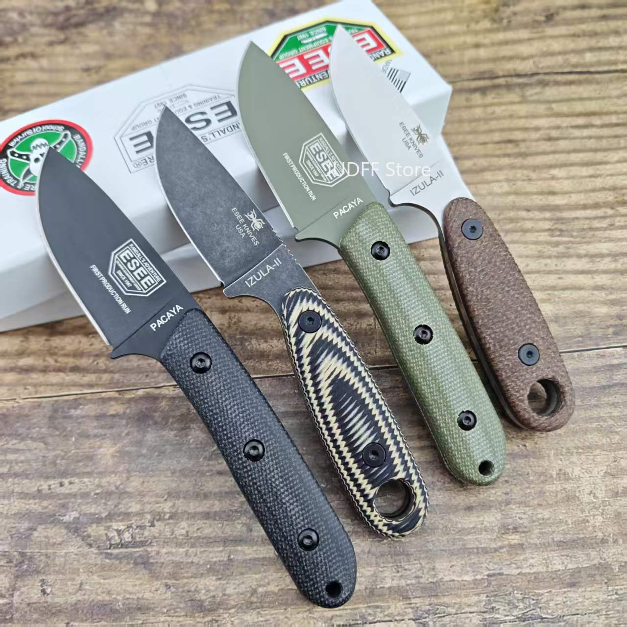 سكين ESEE IZULA/ PACAYA ثابت ل - مراجعة Bushcraft Knife Fixed وسعره