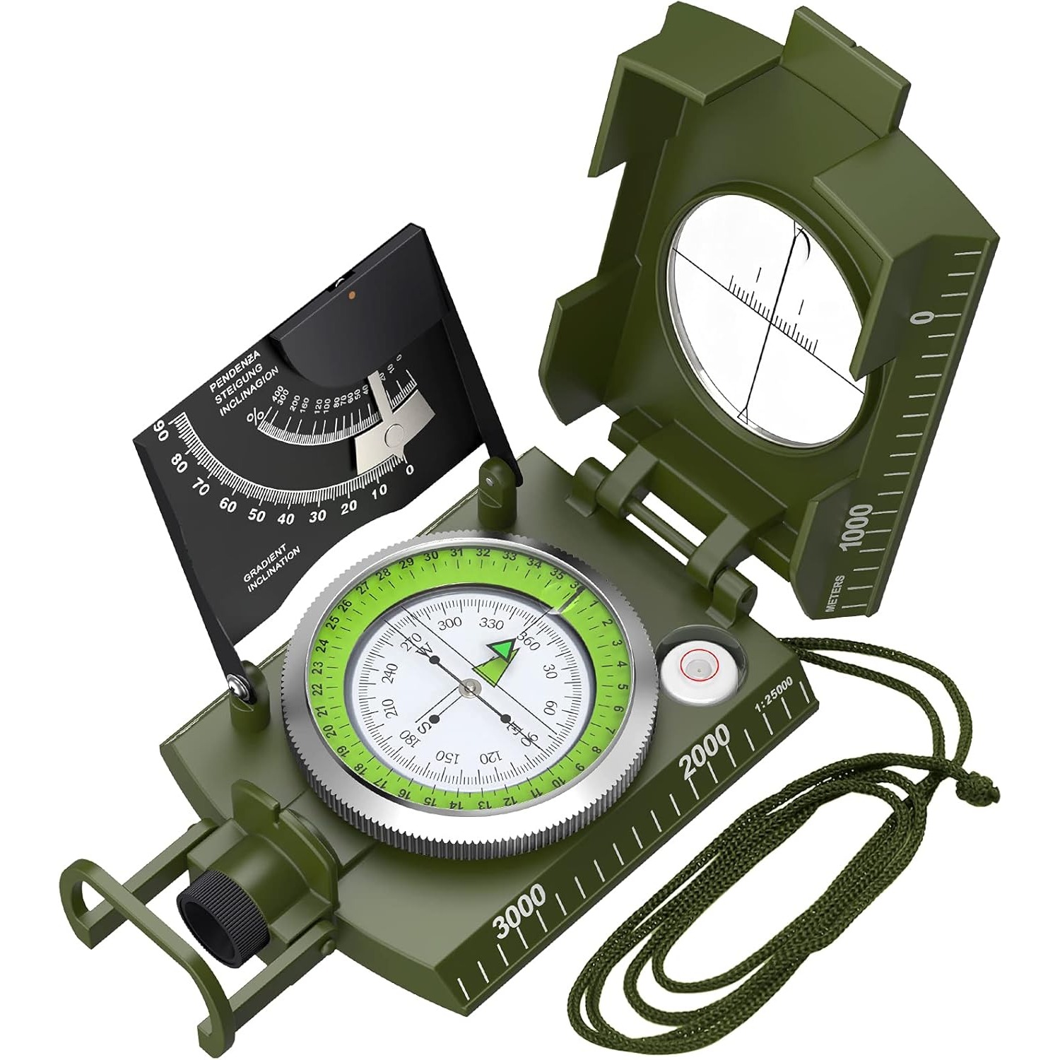 بوصلة بروستر IP65 - مع عدسة تح - مراجعة Compass Lensatic وسعره