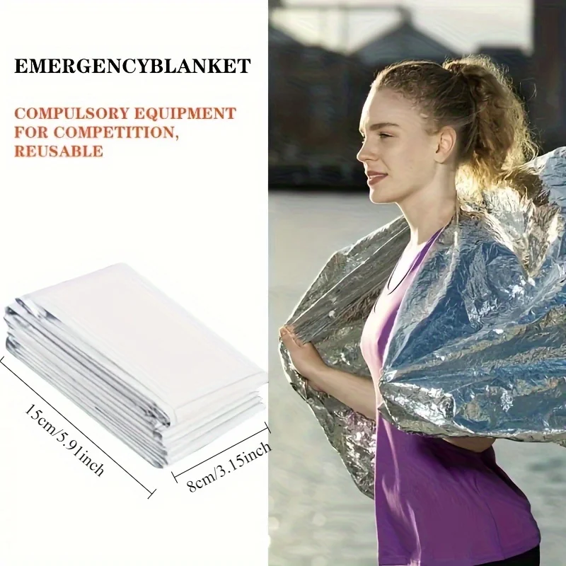 بطانية إسعافات أولية محمولة لل - مراجعة Survival Blanket Reflective وسعره