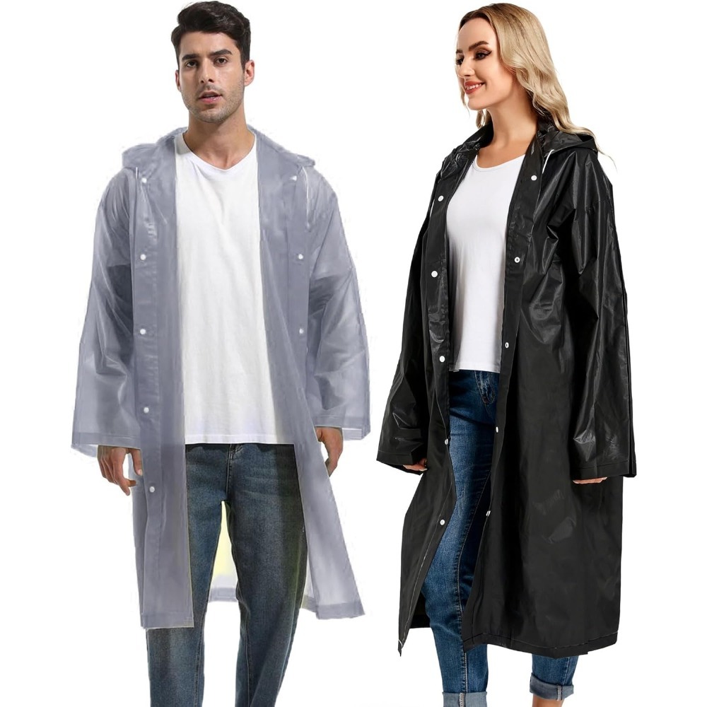 معطف واق من المطر مقاوم للماء  - مراجعة Emergency Poncho Rain وسعره