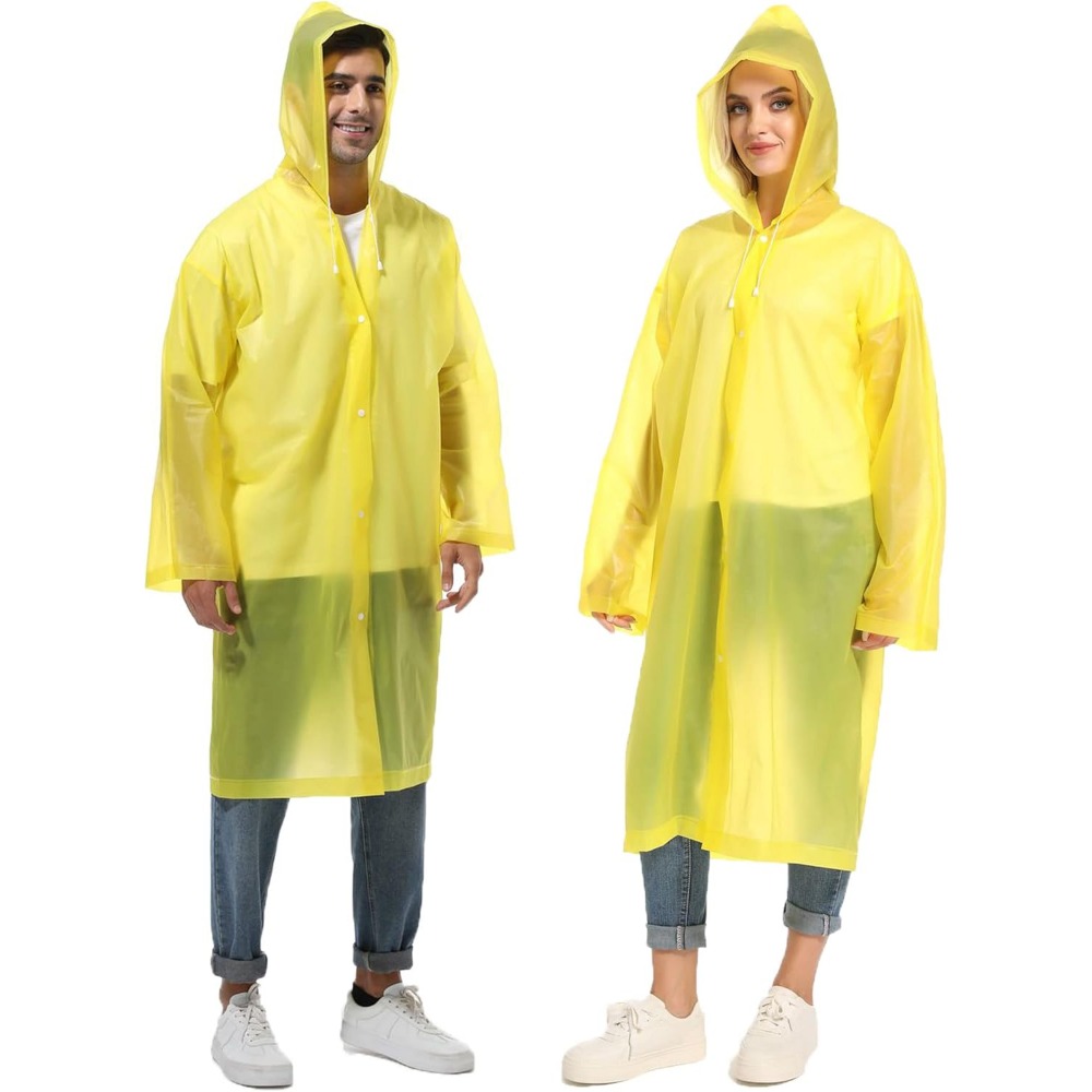 معطف واق من المطر مقاوم للماء  - مراجعة Emergency Poncho Rain وسعره