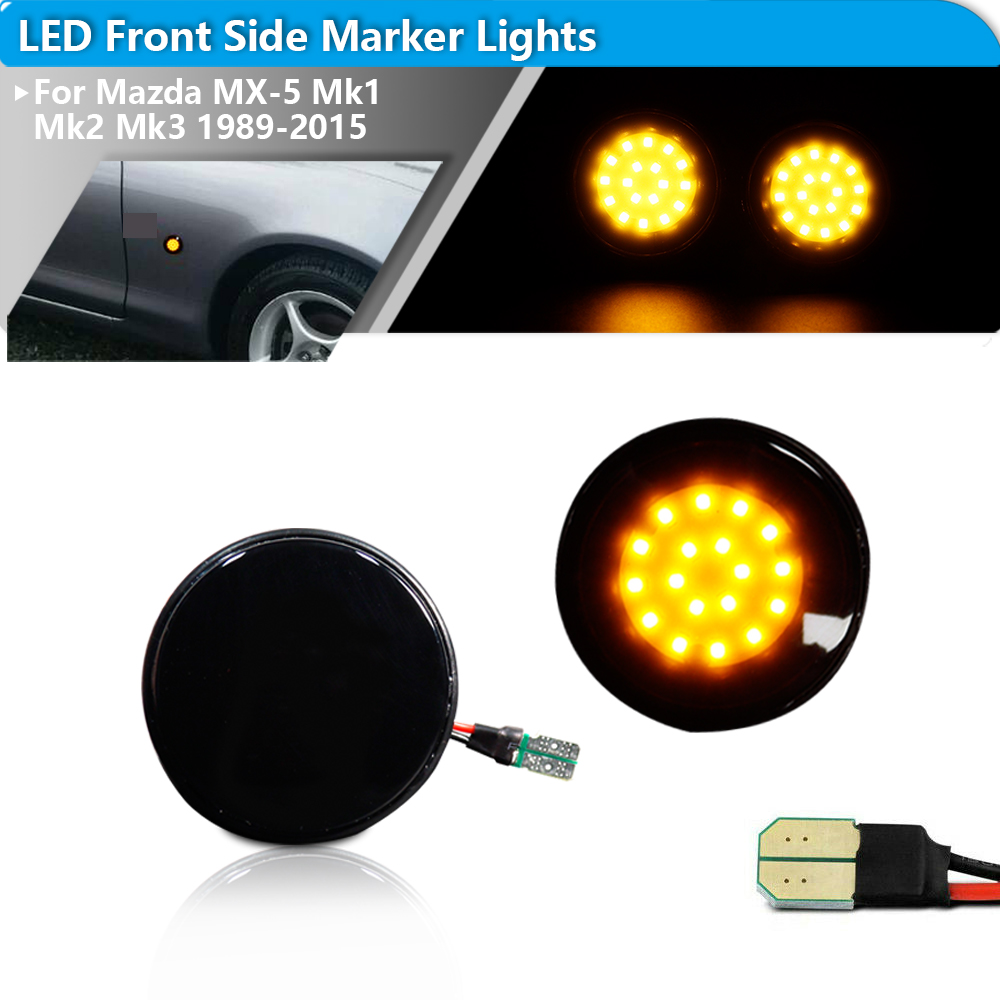 2 قطعة iJDM LED الجبهة الجانب  - مراجعة Signal Panel Orange وسعره