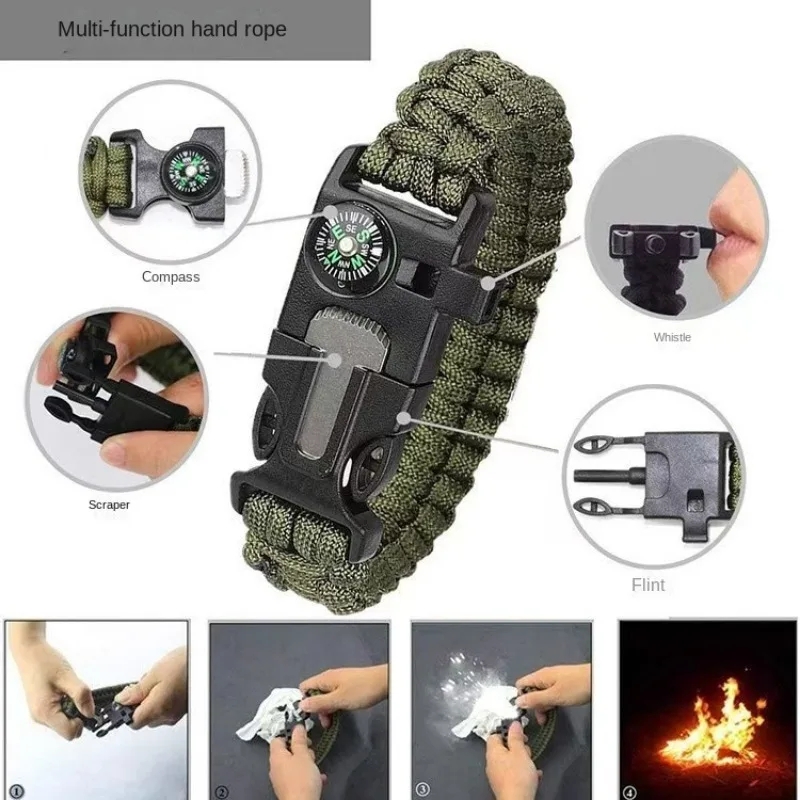 سوار بوصلة خمسة في واحد مع سوا - مراجعة Fire Starting Kit وسعره