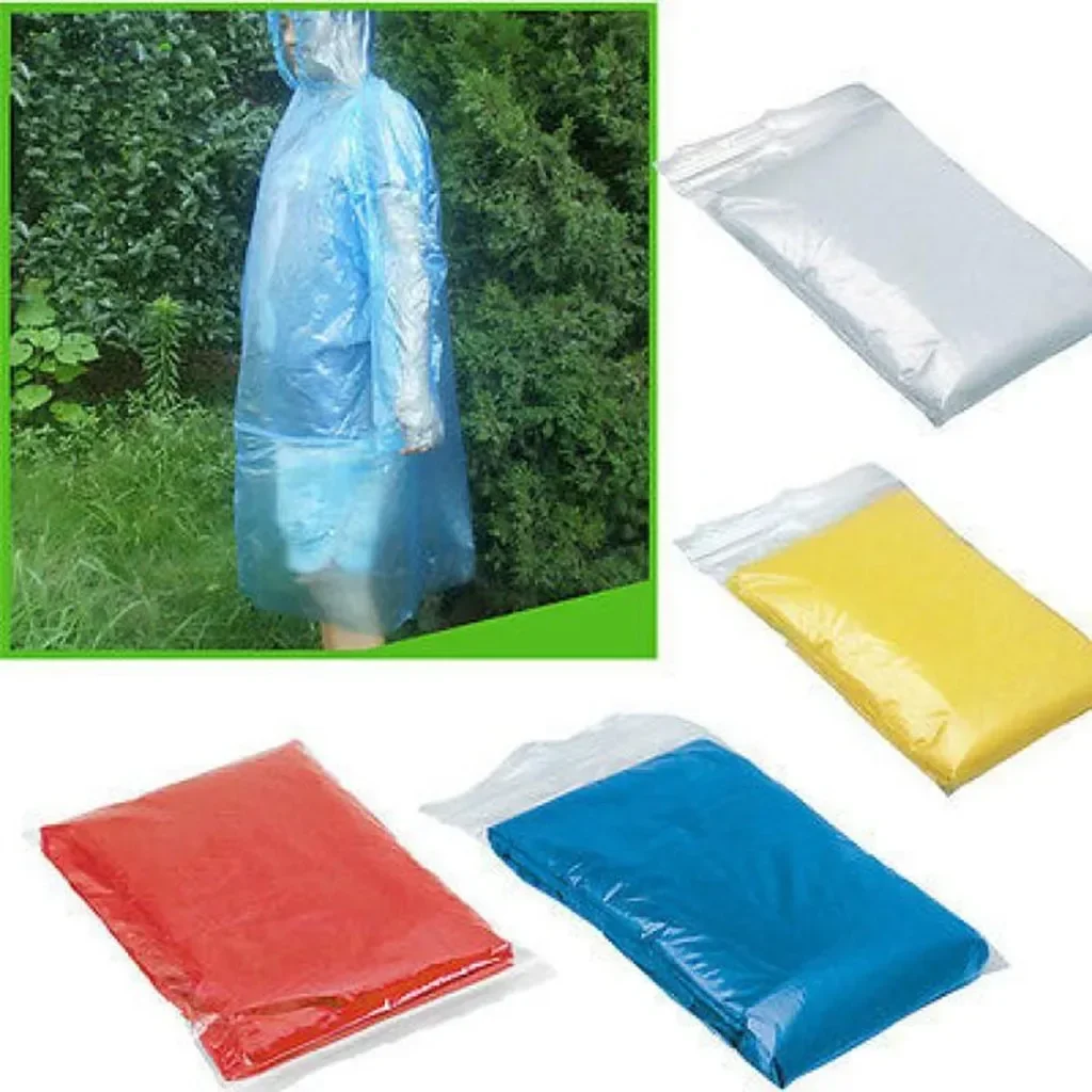 5/10 قطعة معطف واق من المطر ال - مراجعة Emergency Poncho Rain وسعره