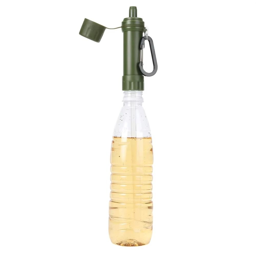 فلتر مياه صغير محمول على شكل ش - مراجعة Water Purification Straw وسعره
