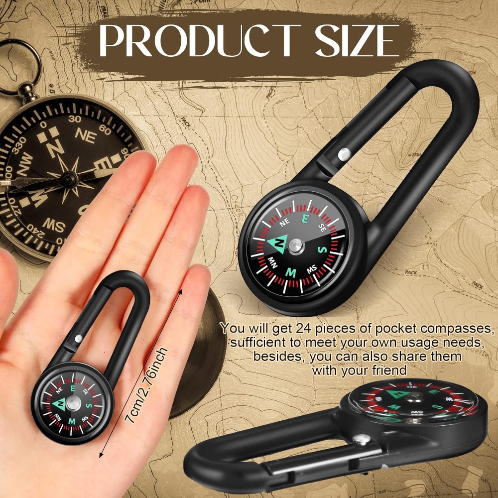 6-50 قطعة من بوصلات المغناطيسي - مراجعة Compass Lensatic وسعره