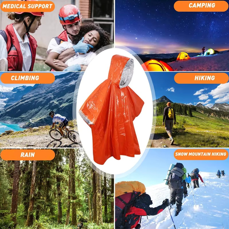 الطوارئ بقاء المطر المعطف الحر - مراجعة Survival Blanket Reflective وسعره