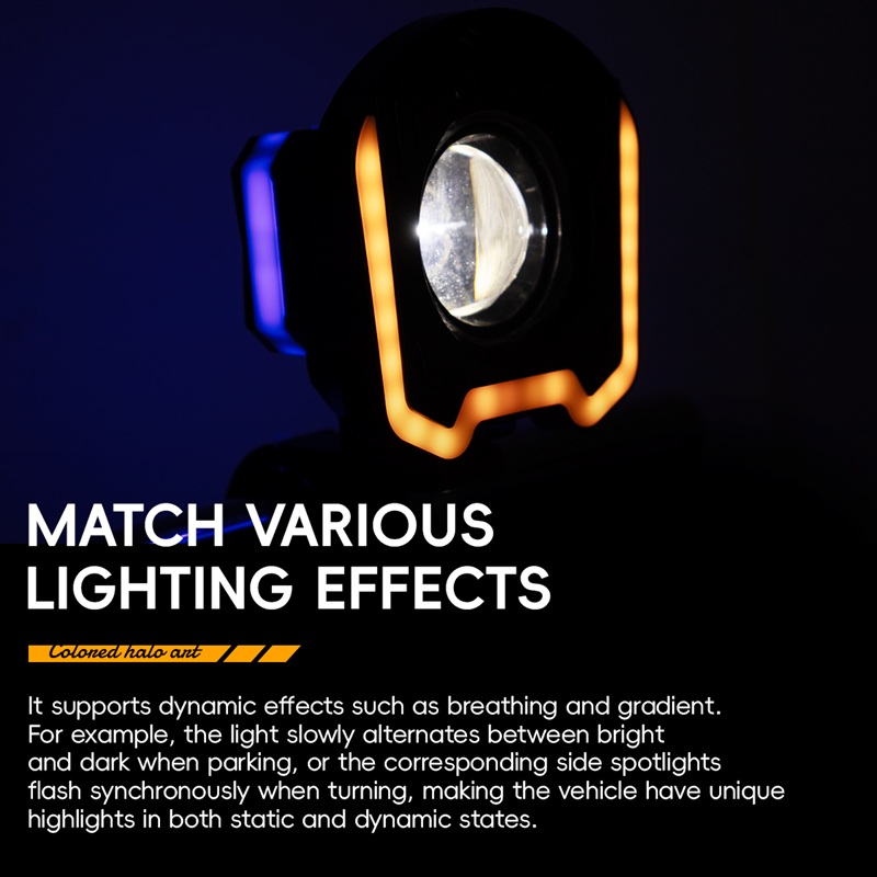 4 بوصة دراجة نارية LED الأضواء - مراجعة Sos Light Strobe وسعره