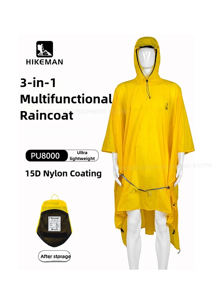 15D/210T معطف واق من المطر مقا - مراجعة Emergency Poncho Rain وسعره
